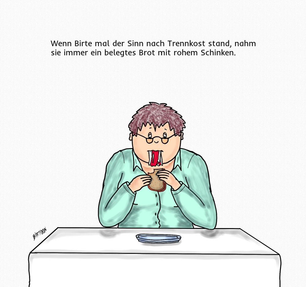 Cartoon: Trennkost 1