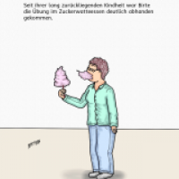 Zuckerwatte muss sein!