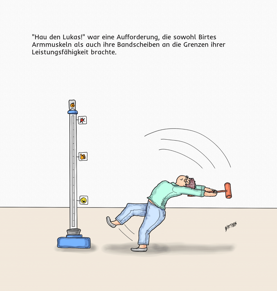 Cartoon: Hau den Lukas! 1