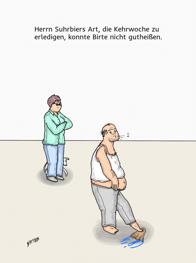 Cartoon: Kehrwoche 1