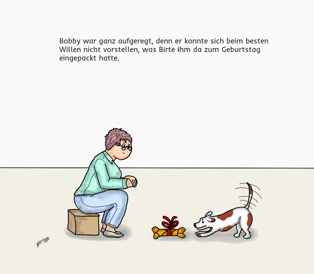 Cartoon: Bobbys Geburtstag 1