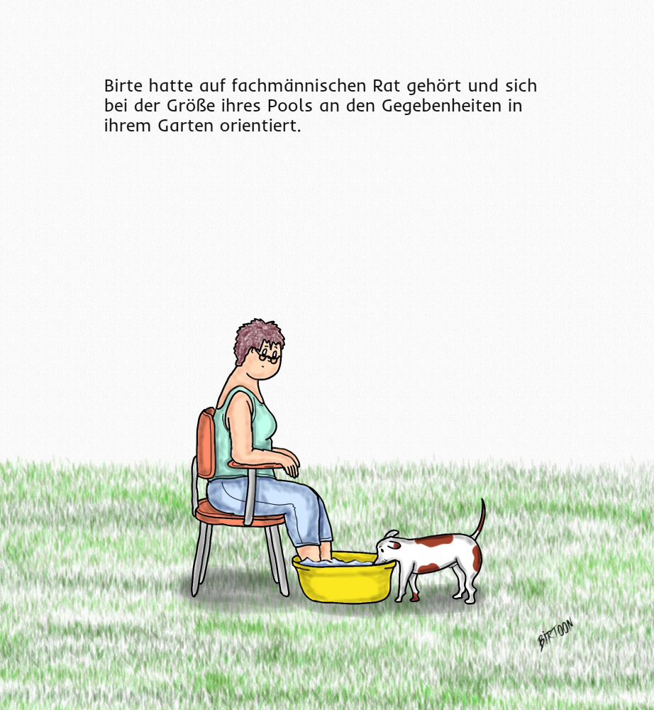 Cartoon: Gartenpool 1