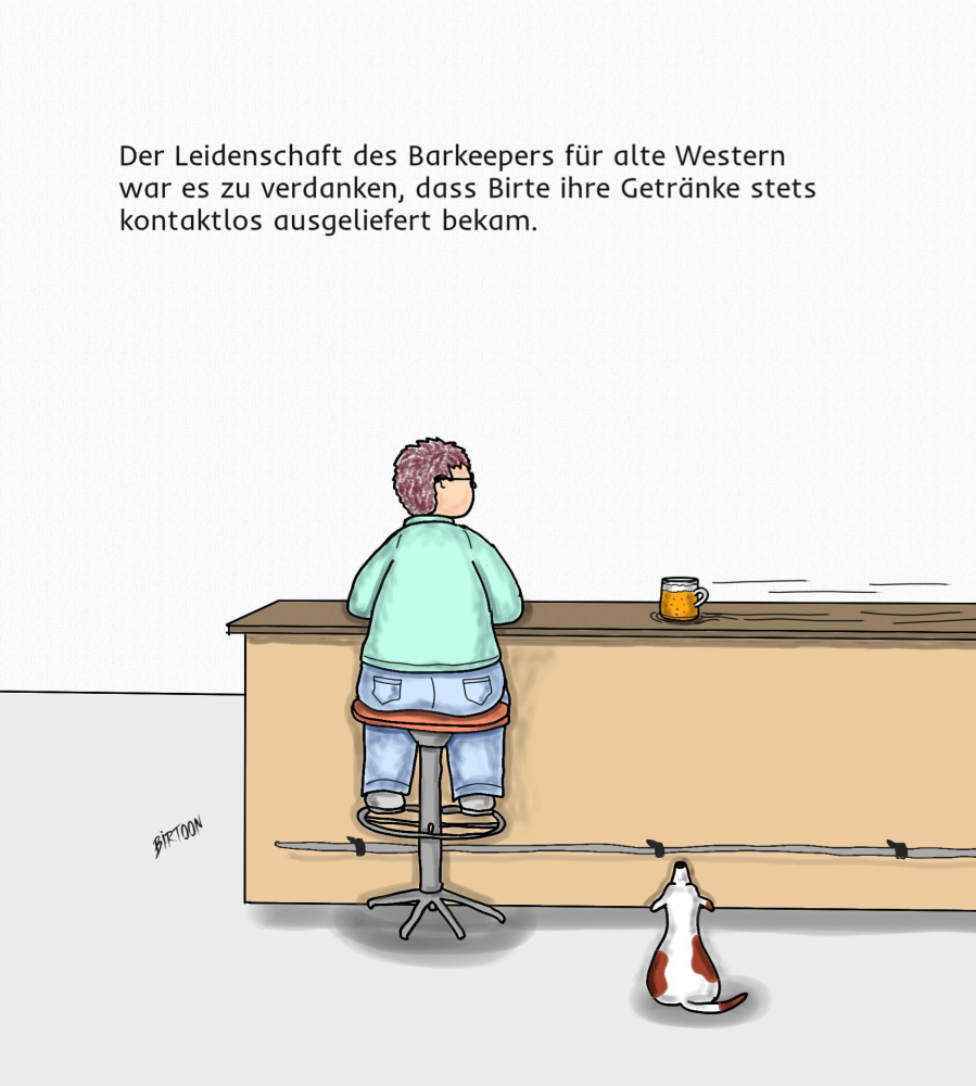 Cartoon: Kontaktlos 1