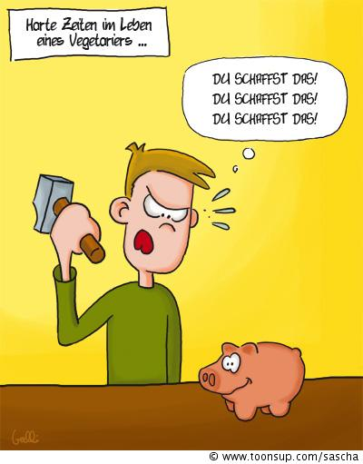Cartoon: Harte Zeiten... 1