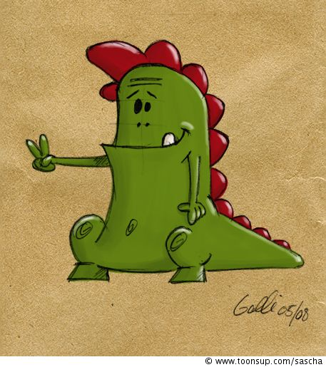 Concept Art / Character Design: Einfach nur Drache ;o) 1