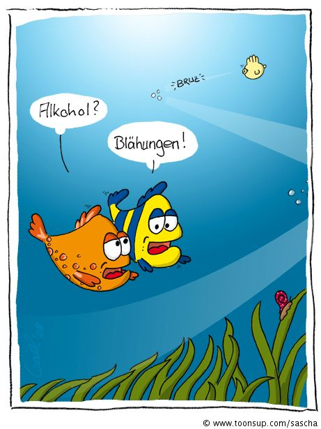 Cartoon: Blähungen ... 1