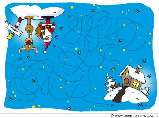 Illustration: x-mas postkarte 1 1