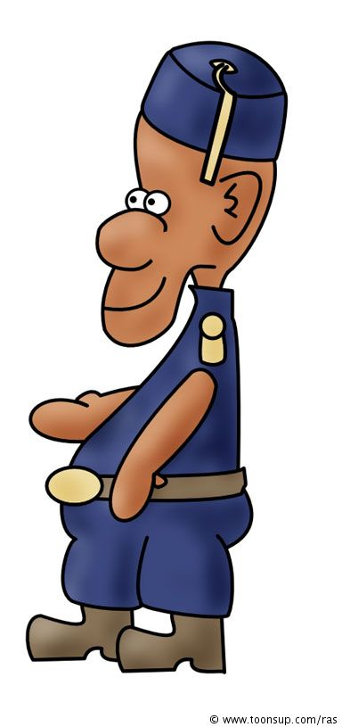 Illustration: Polizist 1