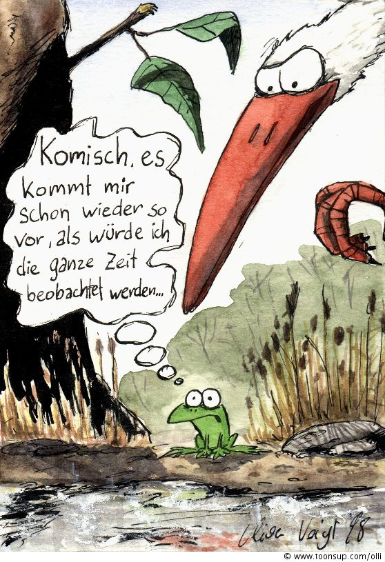 Cartoon: Frosch 1