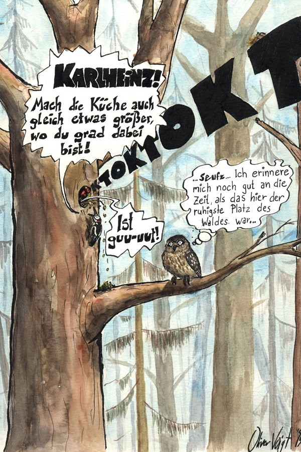 Cartoon: Lärmbelästigung 1