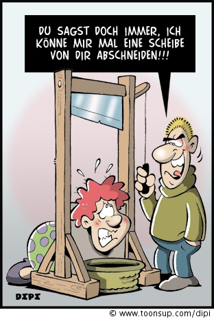 Cartoon: Abschneiden 1