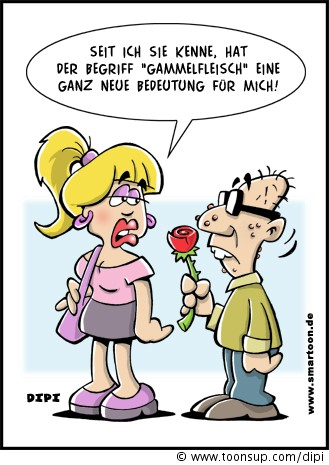 Cartoon: Gammelfleisch 1