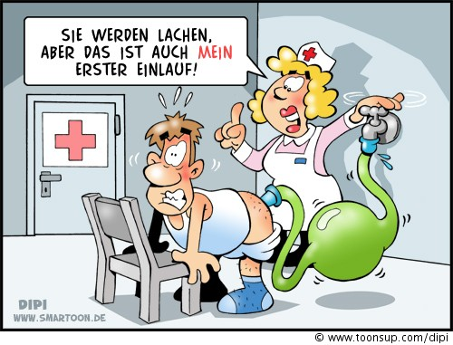 Cartoon: Beim ersten Mal... 1