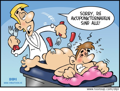 Cartoon: Ganz schön spitzfindig! 1