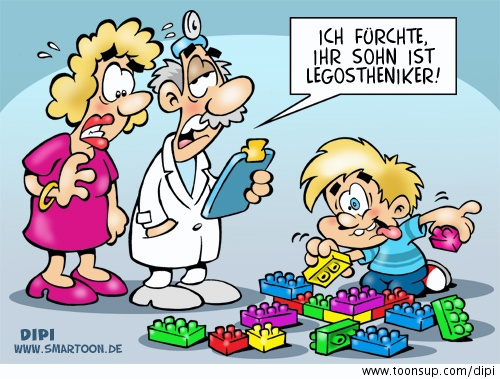 Cartoon: Kinderkrankheit 1