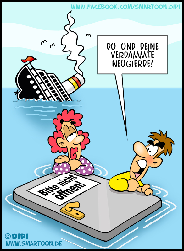 Cartoon: Neugierde 1