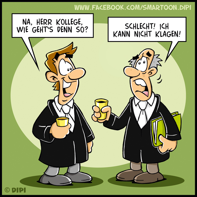 Cartoon: Anwaltspech 1
