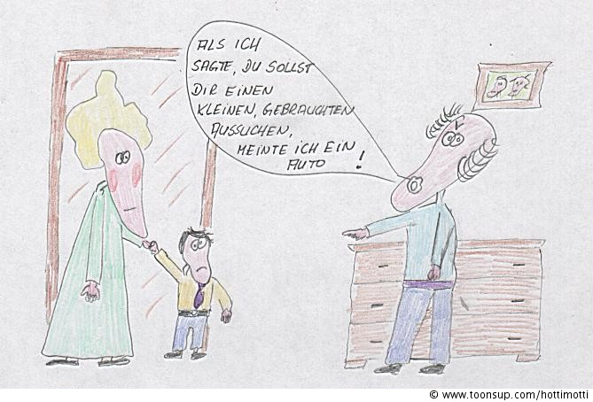 Cartoon: Der Gebrauchte 1