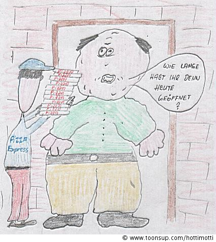 Cartoon: Verfressen 1