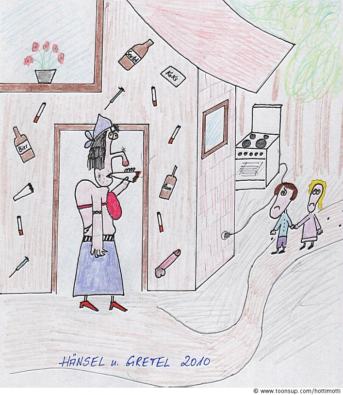 Cartoon: Hänsel u. Gretel 2010 1