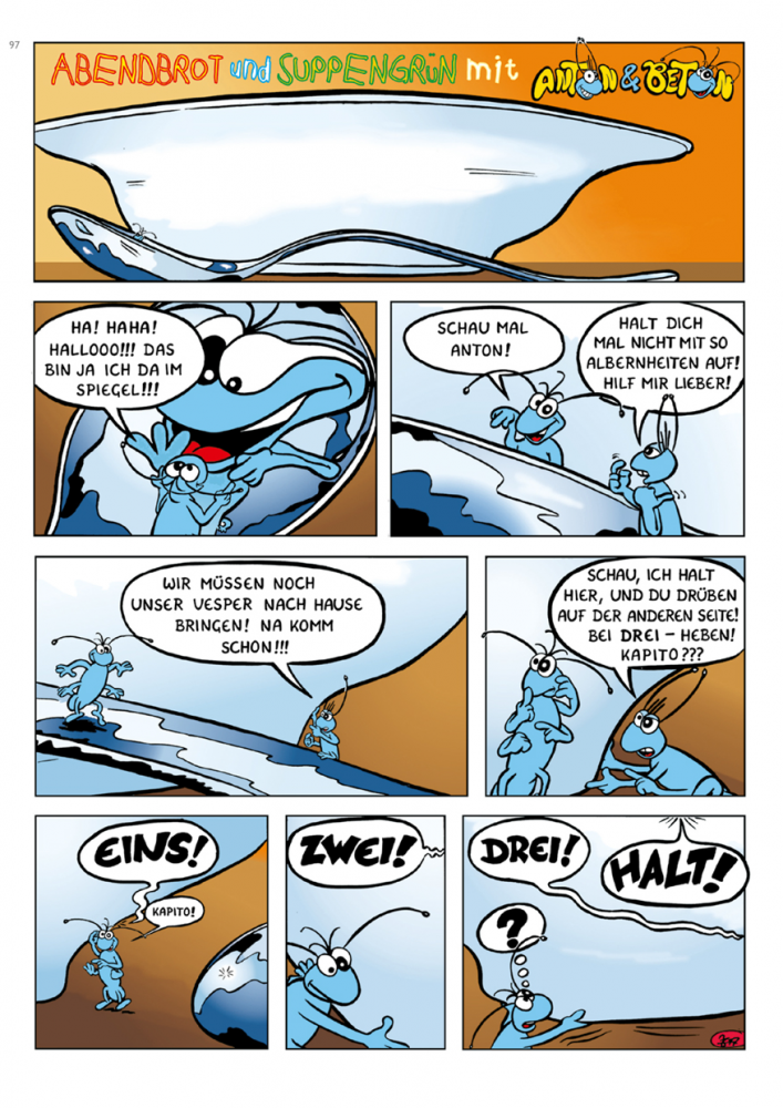 Comic: Anton & Beton Abendbrot und Suppengrün-1 1