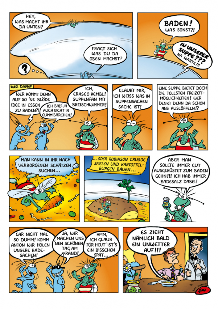 Comic: Anton & Beton Abendbrot und Suppengrün-1 2