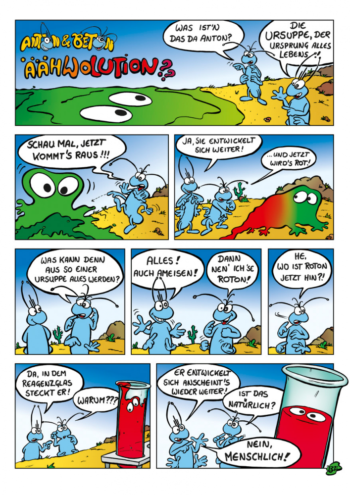 Comic: Anton & Beton Ähhwolution 1