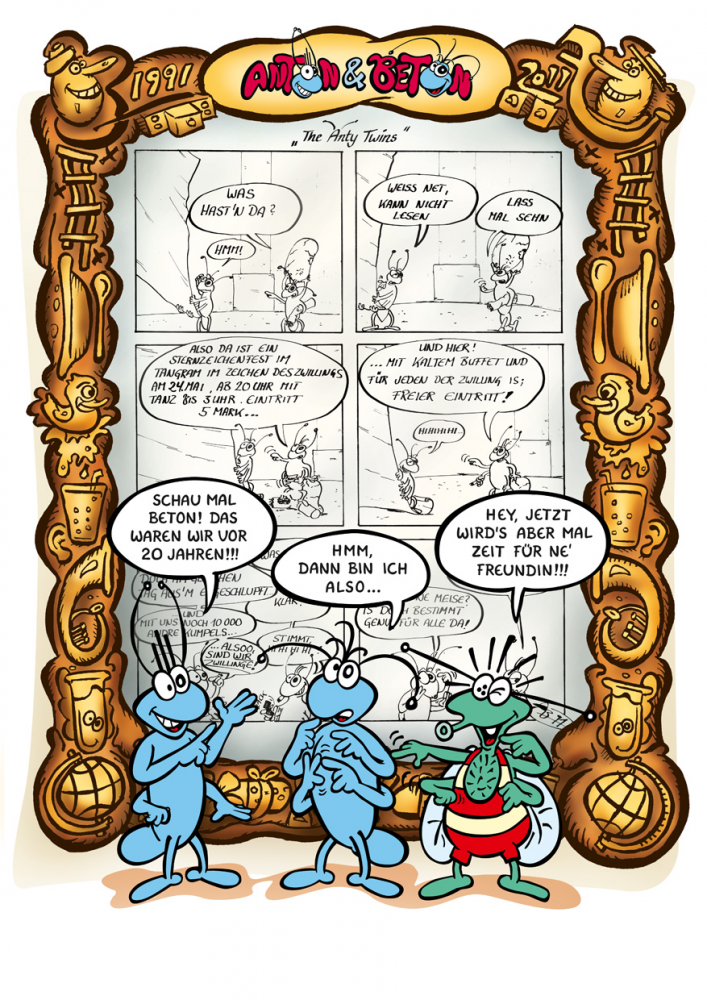 Comic: 20 Jahre Anton und Beton 1