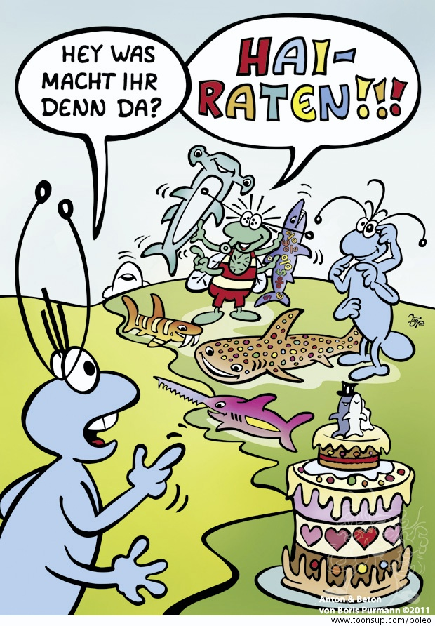 Cartoon: Anton & Beton Glück-Wunsch-Karten 12