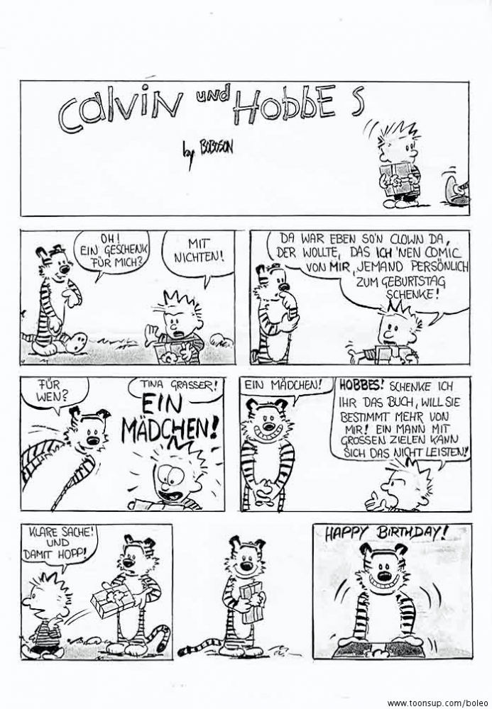Comic: Calvin & Hobbes 1