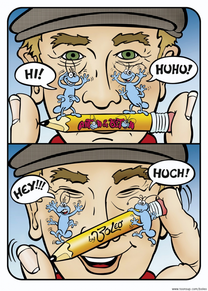 Cartoon: Panini Sticker Erlangen 2