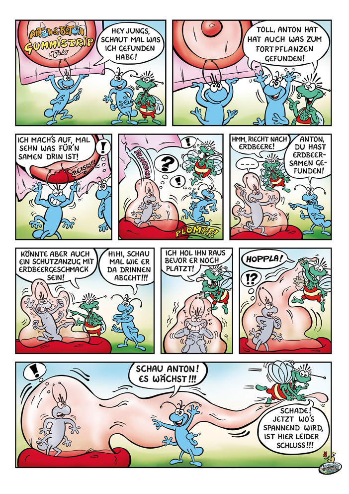 Comic: Anton & Beton Gummistrip 1