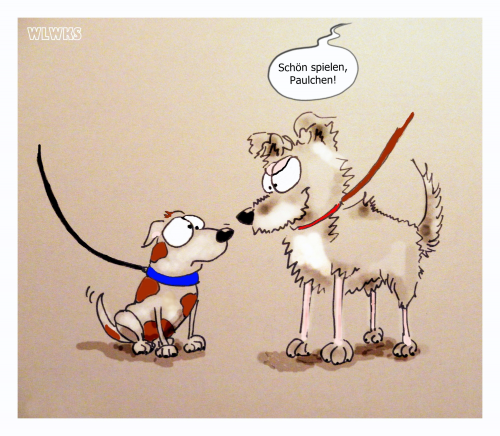 Cartoon: Die spielen so schön 1