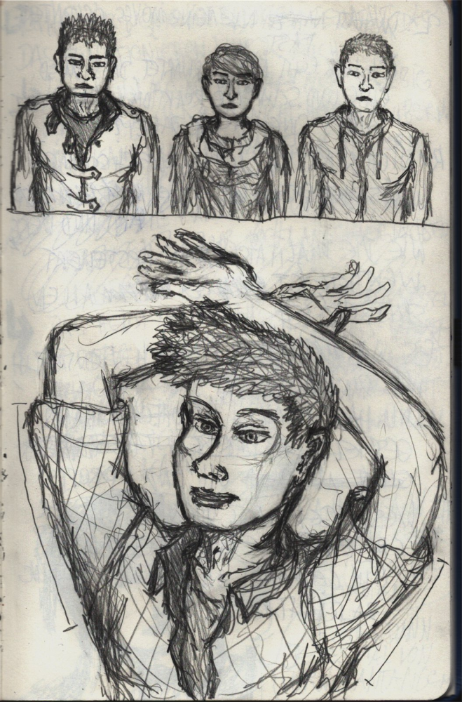 Concept Art / Character Design: Storyboard-Ausschnitt: Kapitel 13 1