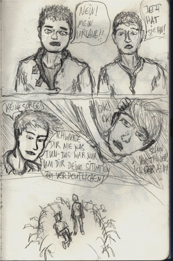 Concept Art / Character Design: Storyboard-Ausschnitt: Kapitel 13 15
