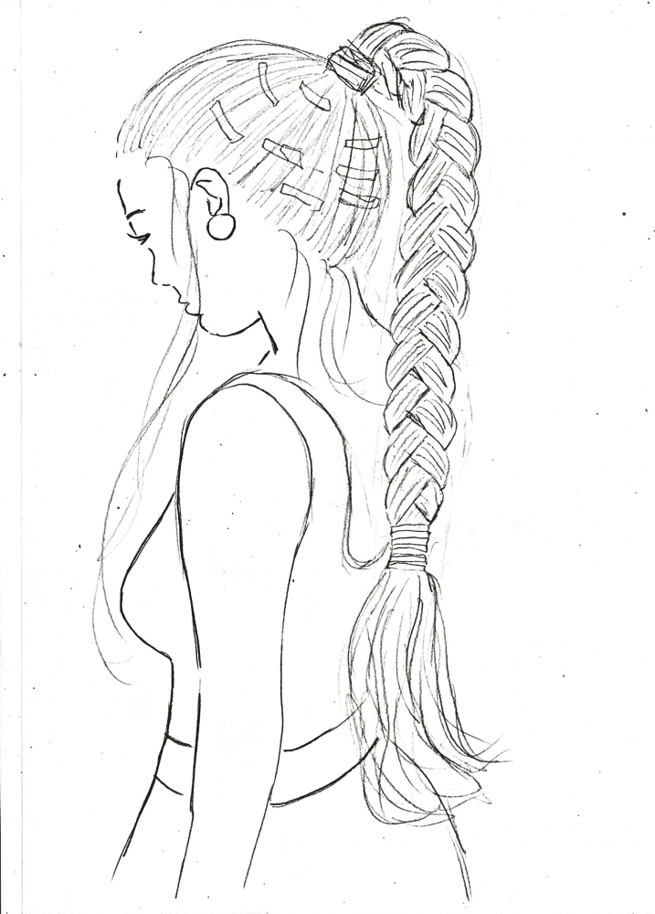 Cartoon: The Girl with the braid 1