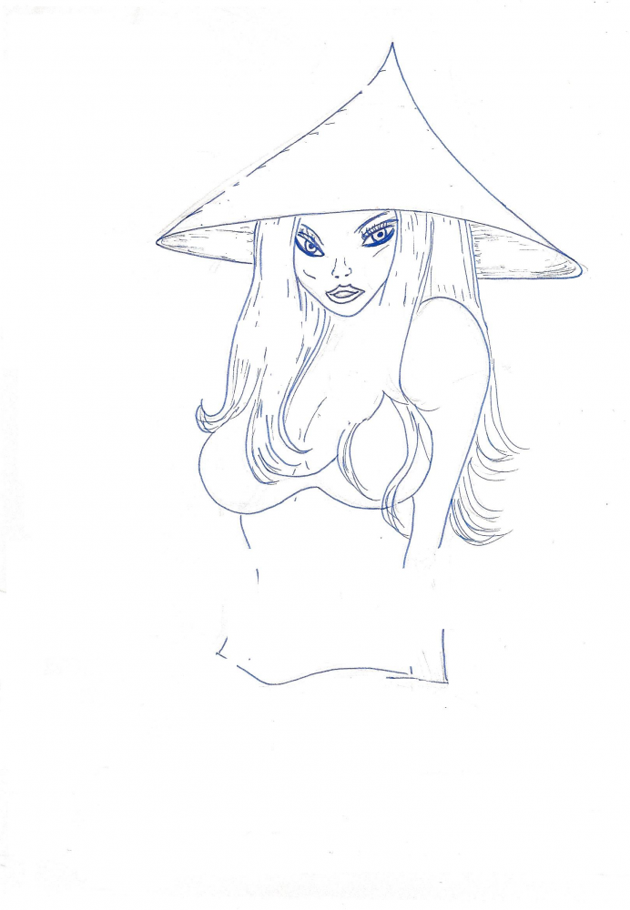 Illustration: china girl 1