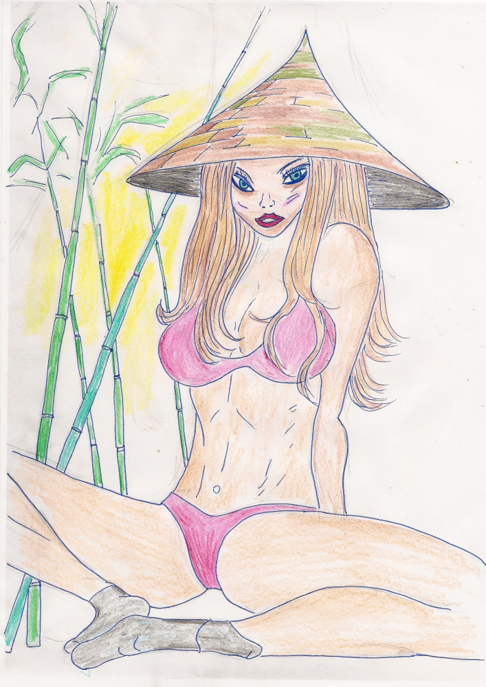 Illustration: china girl 3
