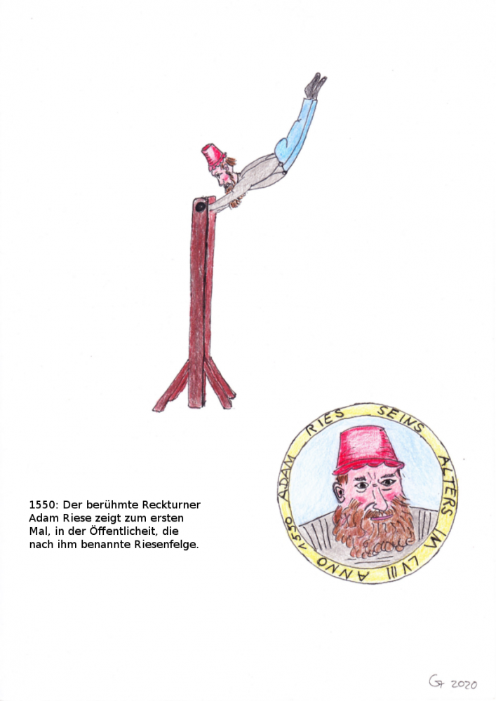 Cartoon: Adam Riese 1