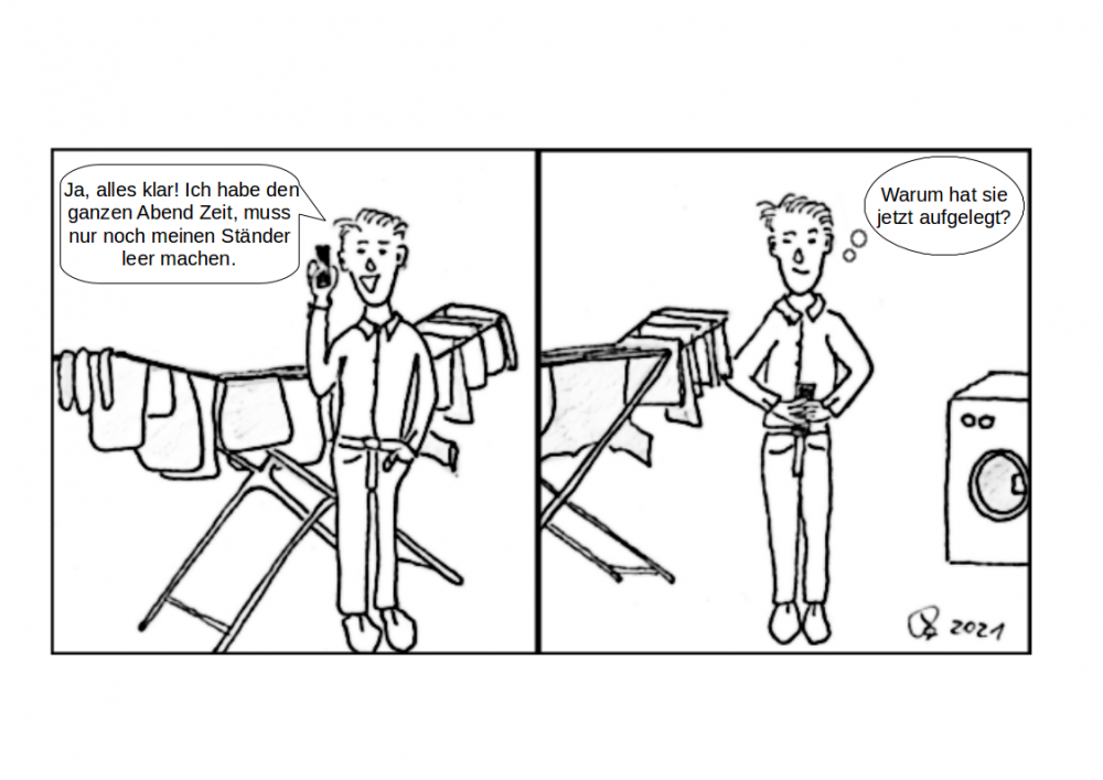 Comic: Aufgelegt 1