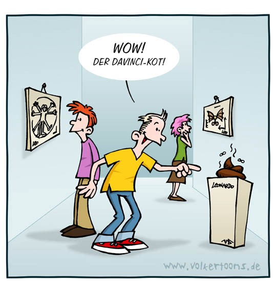 Cartoon: Davincikot 1