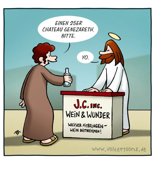 Cartoon: Wein und Wunder 1