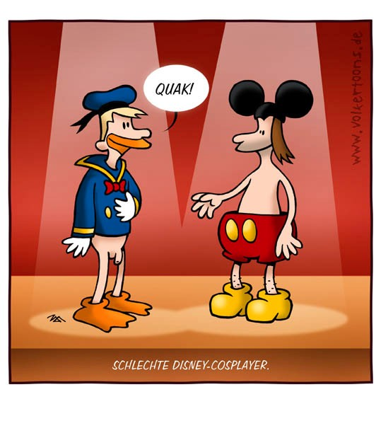 Cartoon: Disney-Cosplayer 1