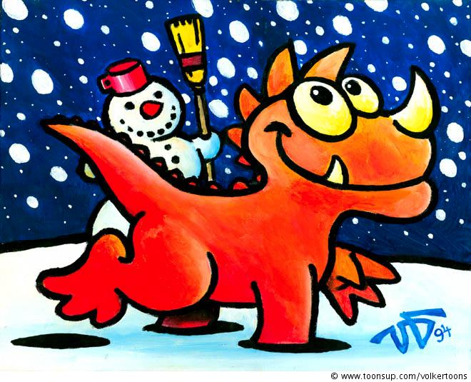 Illustration: Winterdrache 1
