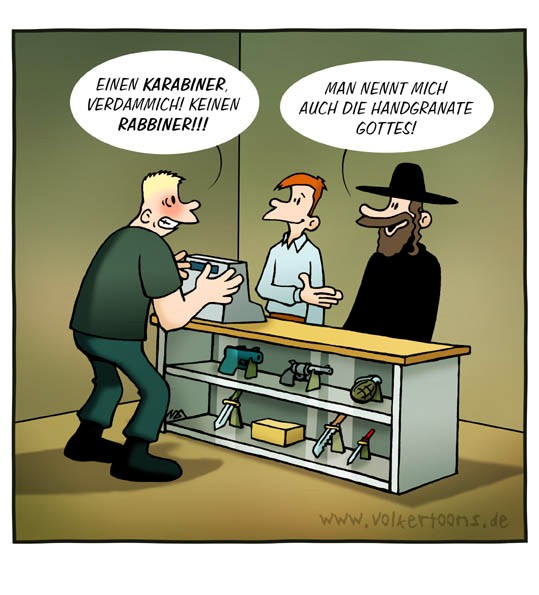Cartoon: Karabiner 1