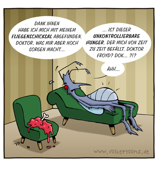 Cartoon: Kleiner Hunger 1