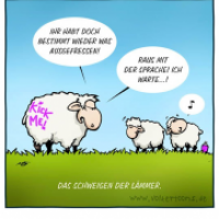 Das Schweigen der Lämmer