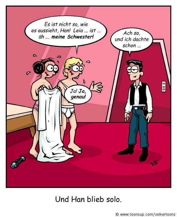 Cartoon: Han bleibt solo 1