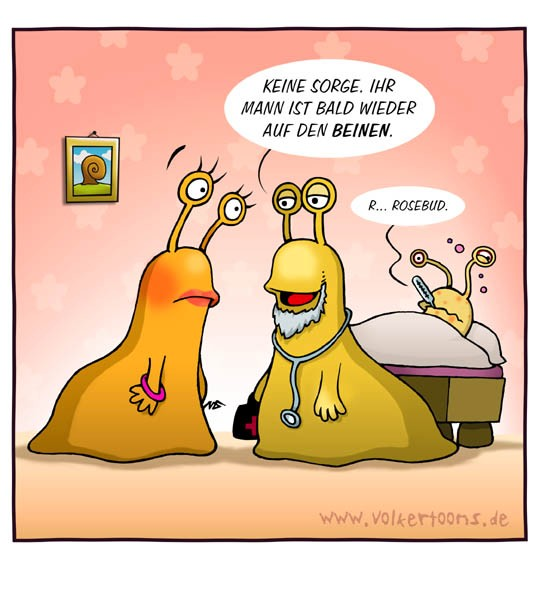 Cartoon: Auf den Beinen 1
