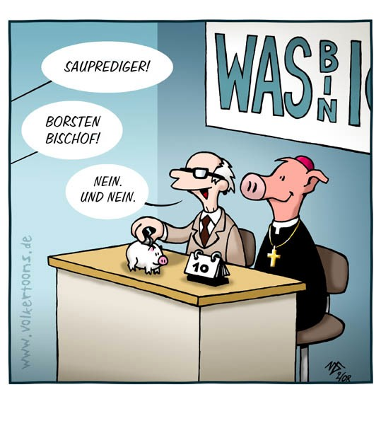 Cartoon: In Memoriam Robert Lembke 1